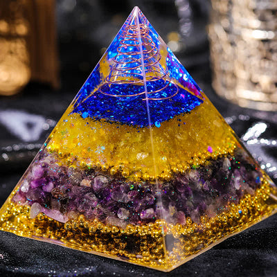 Olivenorma "Beauty and Talent" Natural Stone Orgone Pyramid