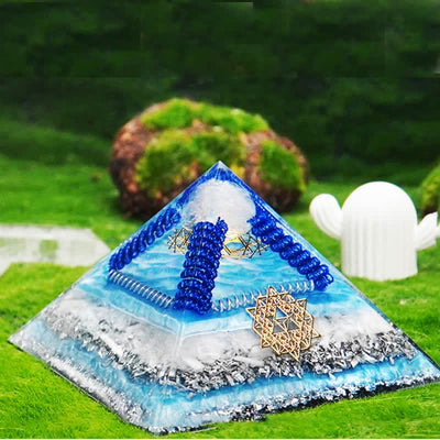 Olivenorma Healing Multifunctional Natural Stone Orgone Pyramid