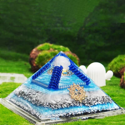 Olivenorma Healing Multifunctional Natural Stone Orgone Pyramid