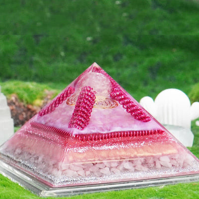 Olivenorma Healing Multifunctional Natural Stone Orgone Pyramid