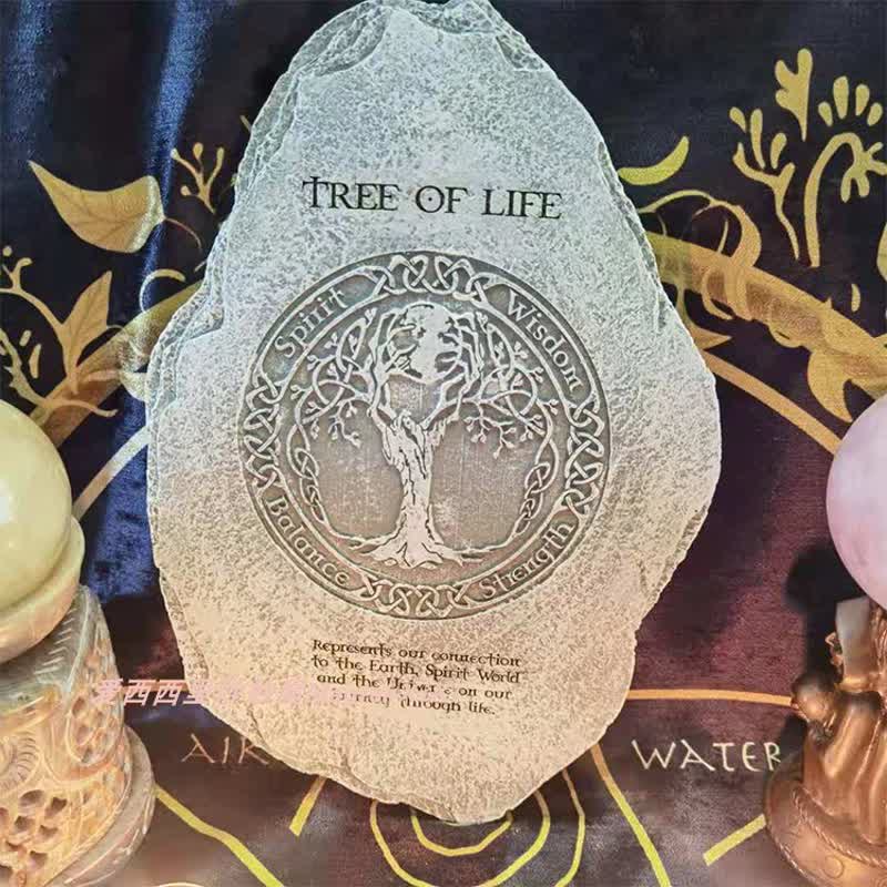 Olivenorma Tree of Life Resin Artificial Stone Decoration