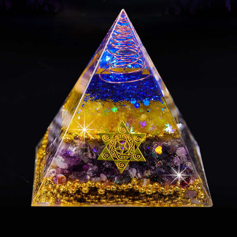 Olivenorma "Beauty and Talent" Natural Stone Orgone Pyramid