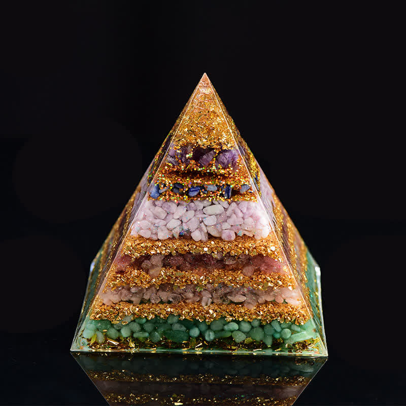 Olivenorma "All-Round Protection" Natural Stone Orgone Pyramid