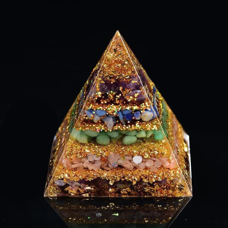 Olivenorma "All-Round Protection" Natural Stone Orgone Pyramid