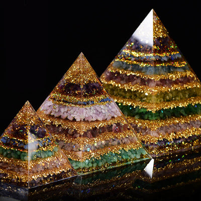 Olivenorma "All-Round Protection" Natural Stone Orgone Pyramid