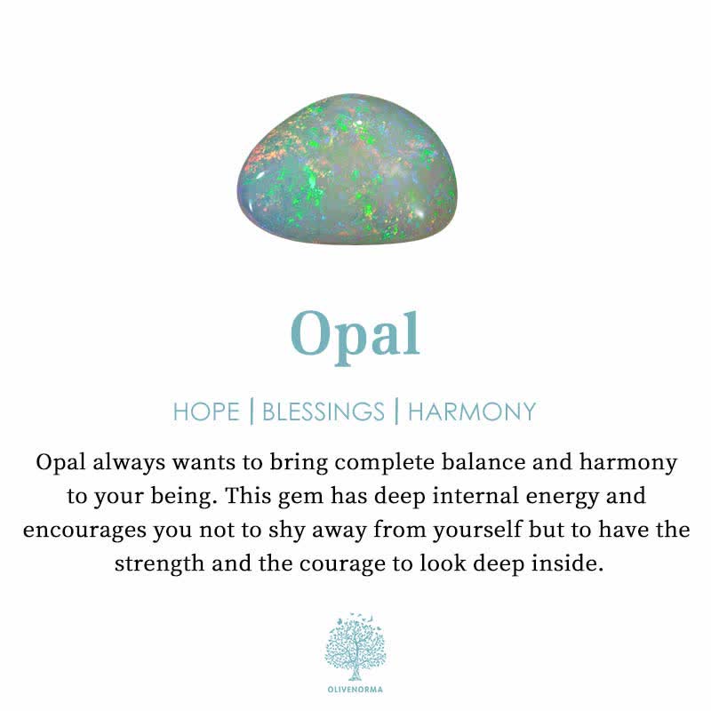 Olivenorma Natural Opal Light Luxury Ring