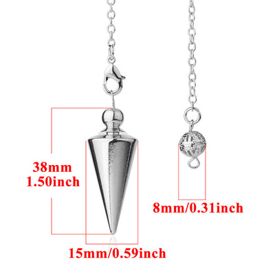 Olivenorma Metal Spiritual Point Divination Dowsing Pendulum - image 7