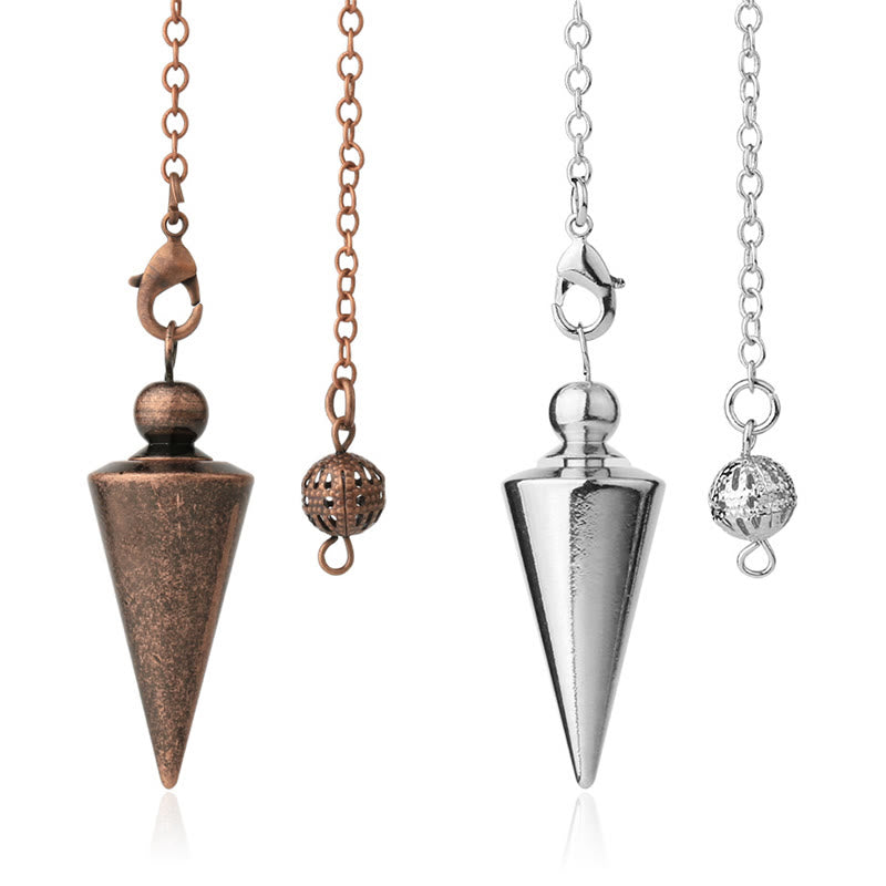 Olivenorma Metal Spiritual Point Divination Dowsing Pendulum - image 1