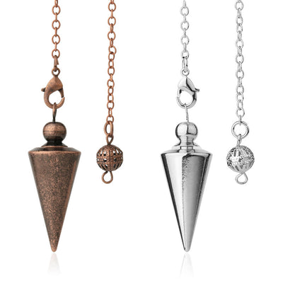 Olivenorma Metal Spiritual Point Divination Dowsing Pendulum - image 1