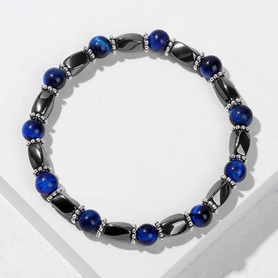 Olivenorma Natural Hematite Crystal Beads Beaded Bracelet