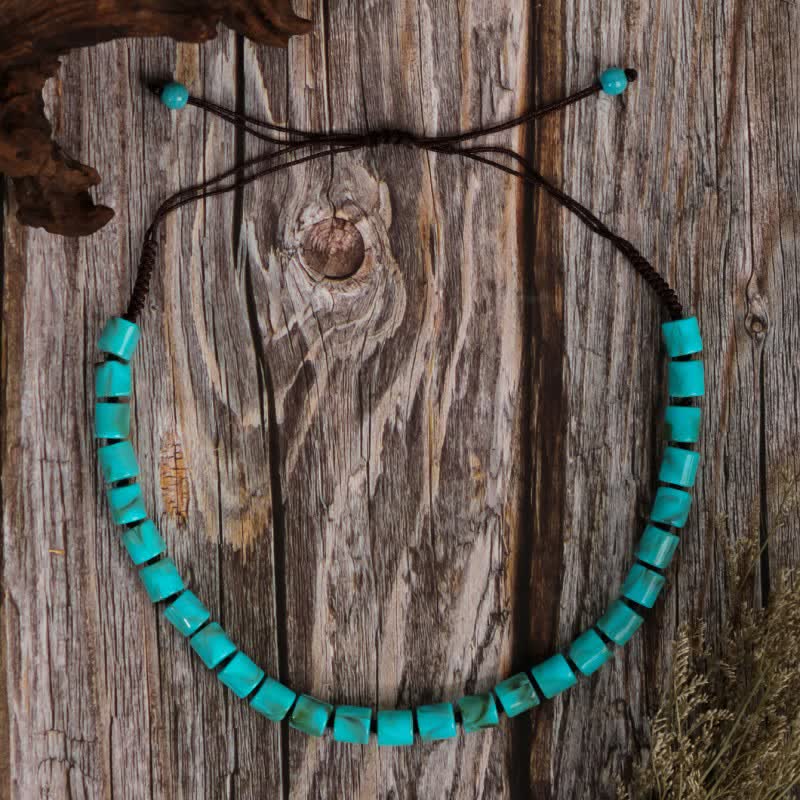 Olivenorma Bohemia Turquoise Beaded Necklace