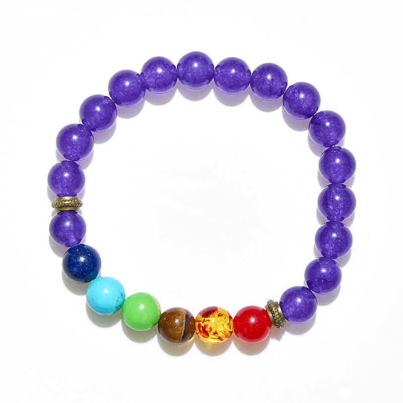 Olivenorma Chakra Amethyst Bracelet