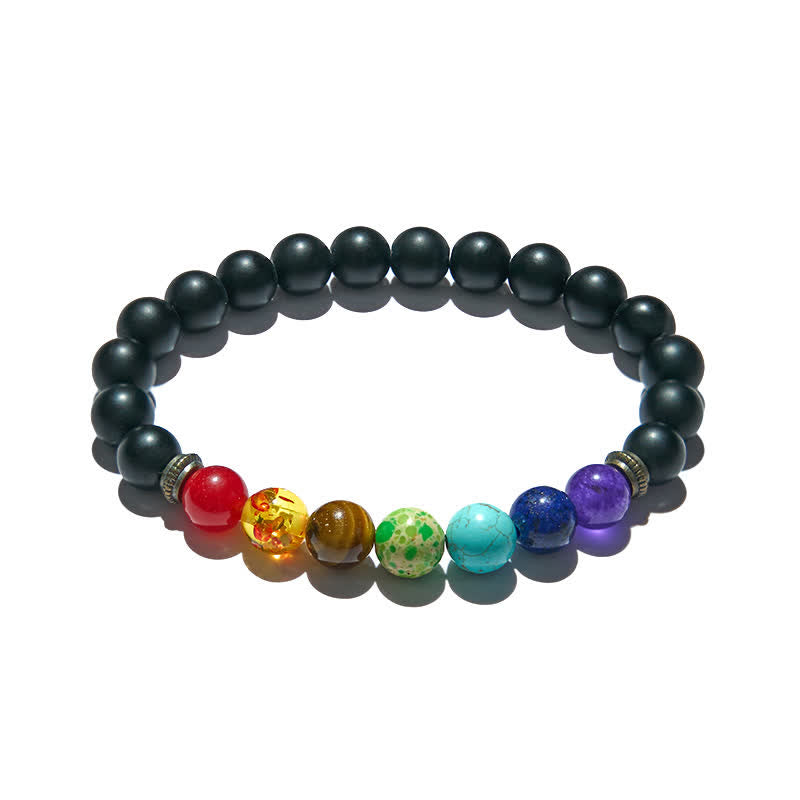 Olivenorma Chakra Black Onyx Bracelet