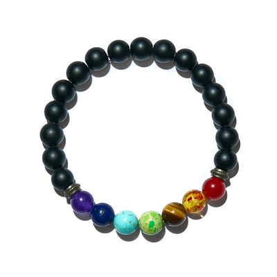 Olivenorma Chakra Black Onyx Bracelet