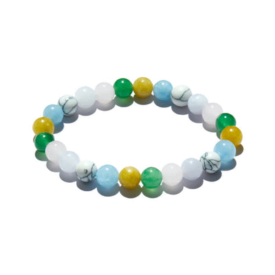 Olivenorma 8mm Multicolor Natural Stone Beaded Bracelet