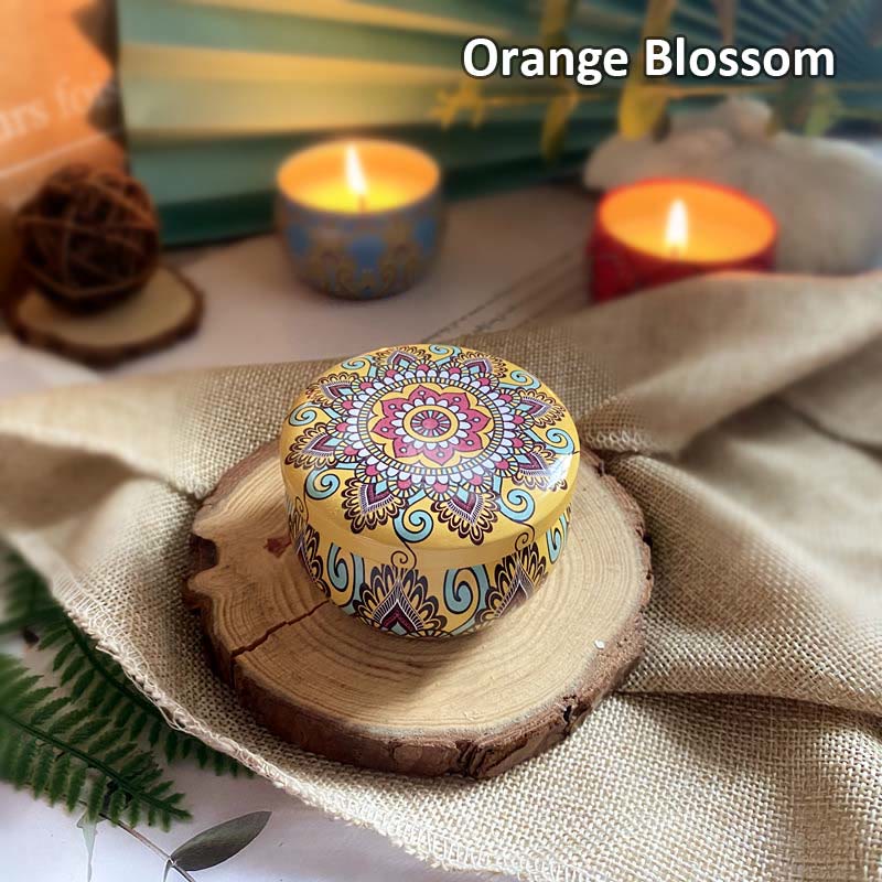 Olivenorma Natural Soy Wax Scented Candle Healing Crystal Aromatherapy