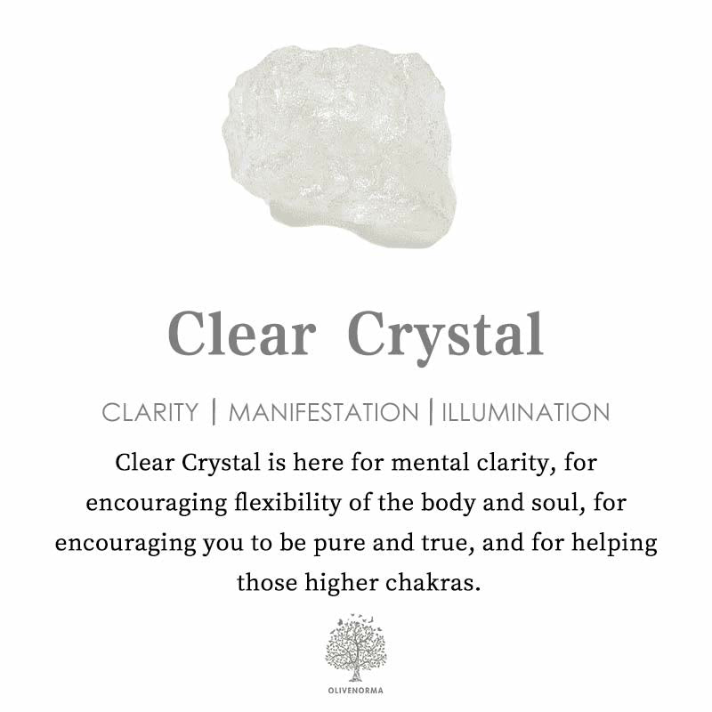 Olivenorma Clear Crystal FALL IN LOVE Energy Crystal Array