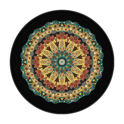 Olivenorma Boho Round Area Rug Mandala Carpet