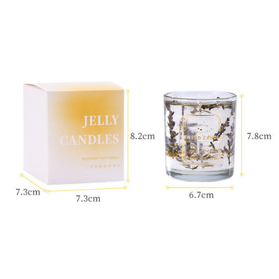 Olivenorma Glass Scented Valentines Day Fragrance Candle