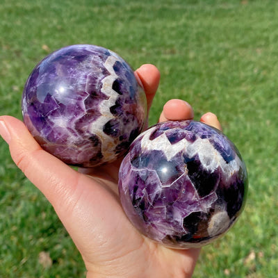 Olivenorma Natural Amethyst Crystal Sphere