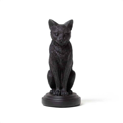 Olivenorma Gothic Cat Wolf Figurine Candle Stick Holder