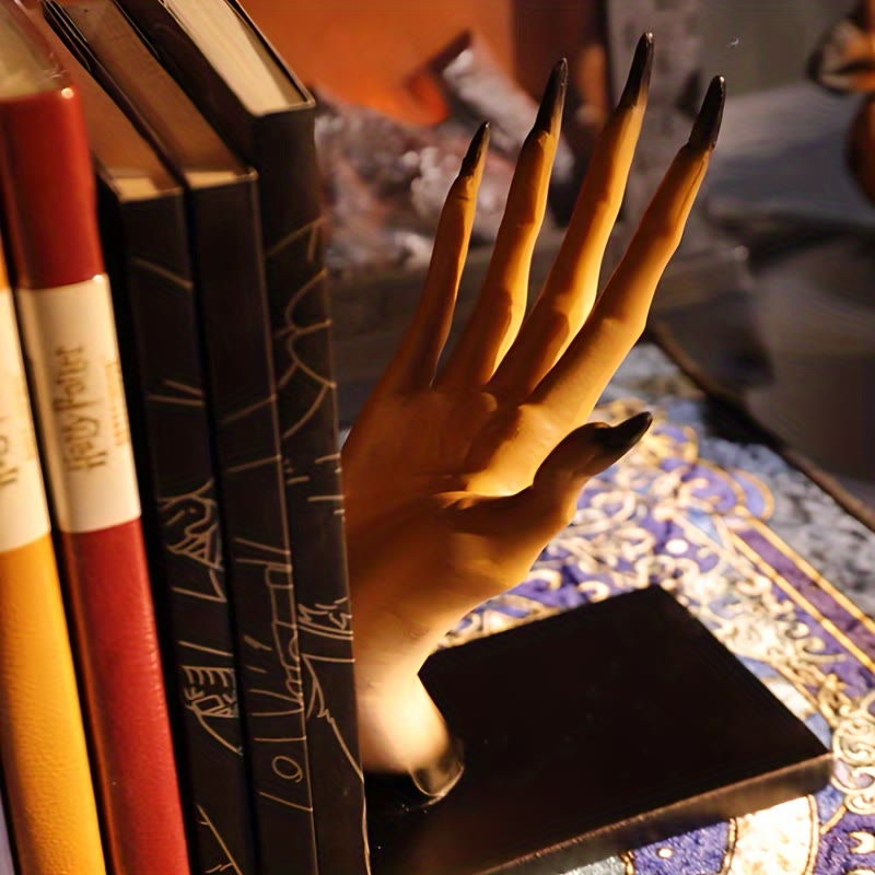 Olivenorma Lifelike Witch Hands Bookstand Bookend Ornament