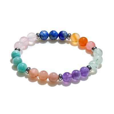 Olivenorma 8mm Various Natural Crystal Beads Women Bracelet