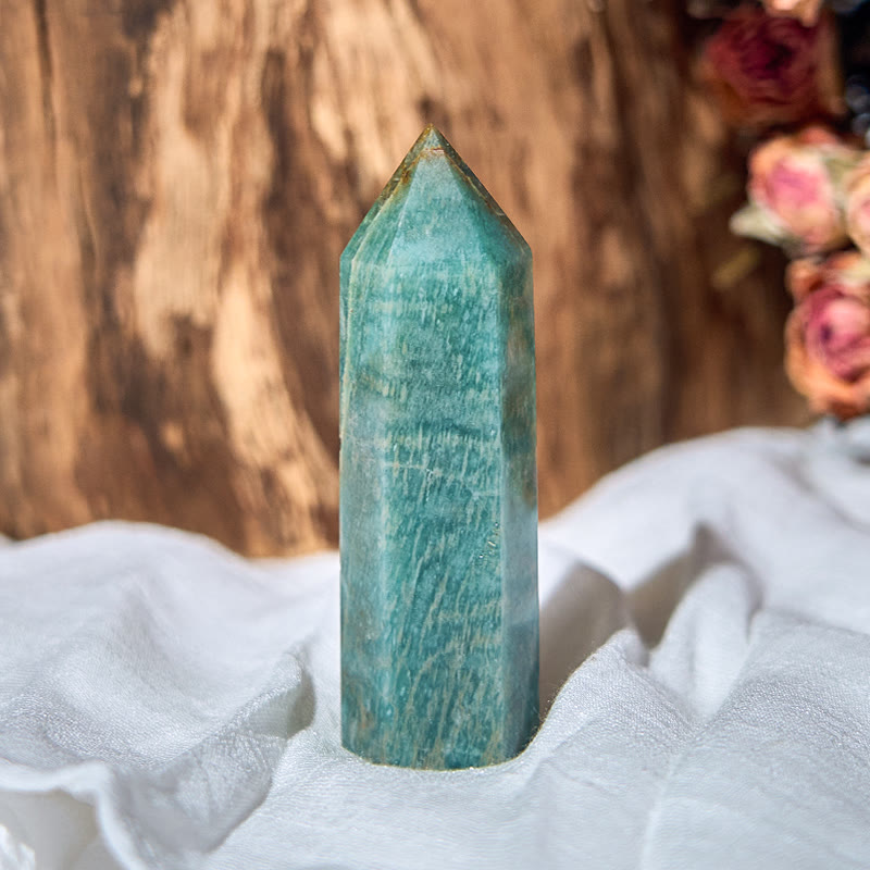 Olivenorma Green Aventurine Obelisk Healing Crystal Wands Tower