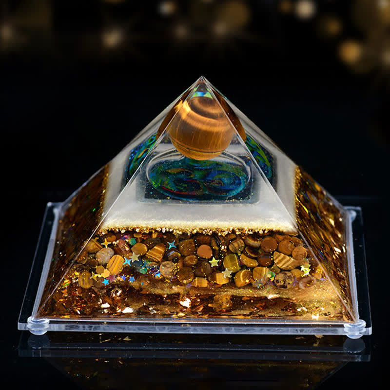 Olivenorma 8*12cm Natural Stone Orgone Pyramid