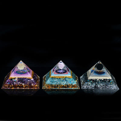 Olivenorma 8*12cm Natural Stone Orgone Pyramid