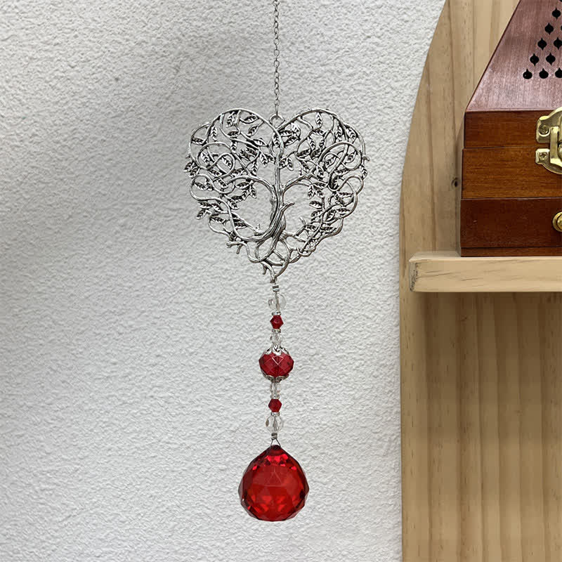 Olivenorma Tree of Life Iron Art Suncatcher Wind Chime