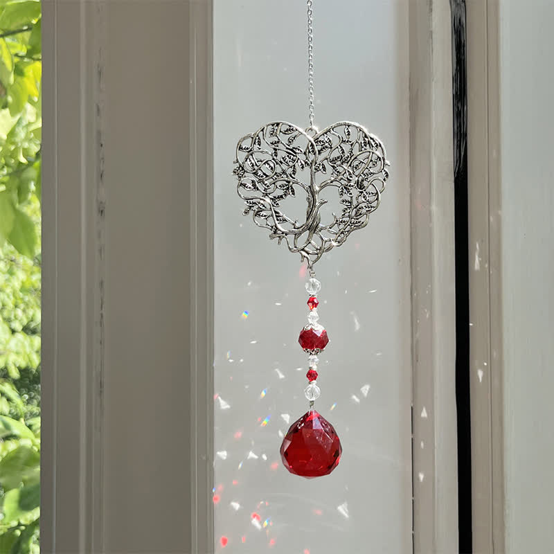 Olivenorma Tree of Life Iron Art Suncatcher Wind Chime