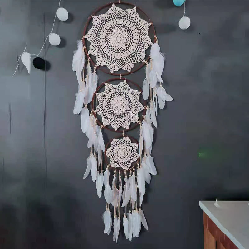 Olivenorma Multiple Patterns Bohemian Handmade Woven Dreamcatcher