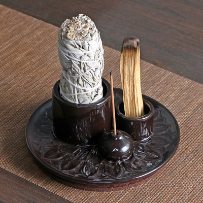 Olivenorma Palo Santo Sticker Holder Tray Incense Holder