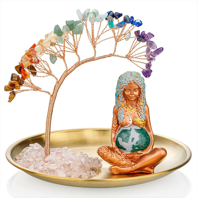 Olivenorma Chakra Feng-Shui-Shu Ornament Mother Statue Incense Holder