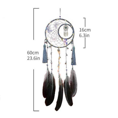 Olivenorma Butterfly Feather Bell Pendant Dream Catcher