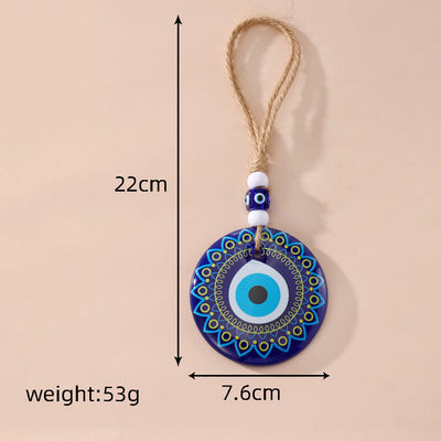 Olivenorma Evil Eye Symbol Painting Car Accessory Keychain