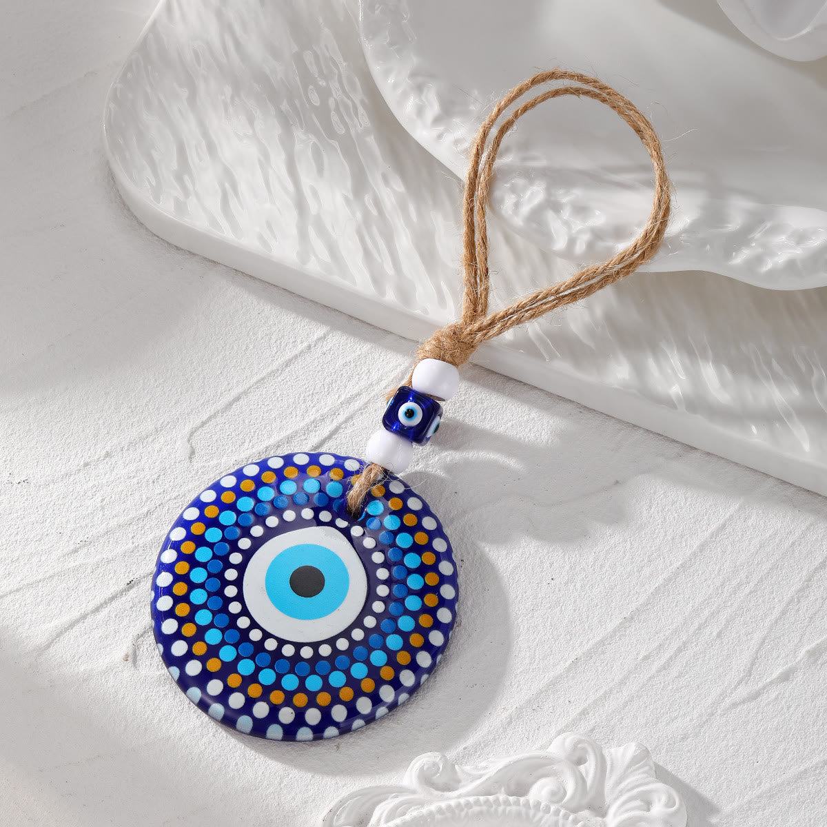Olivenorma Evil Eye Symbol Painting Car Accessory Keychain - Style #10 - image 12