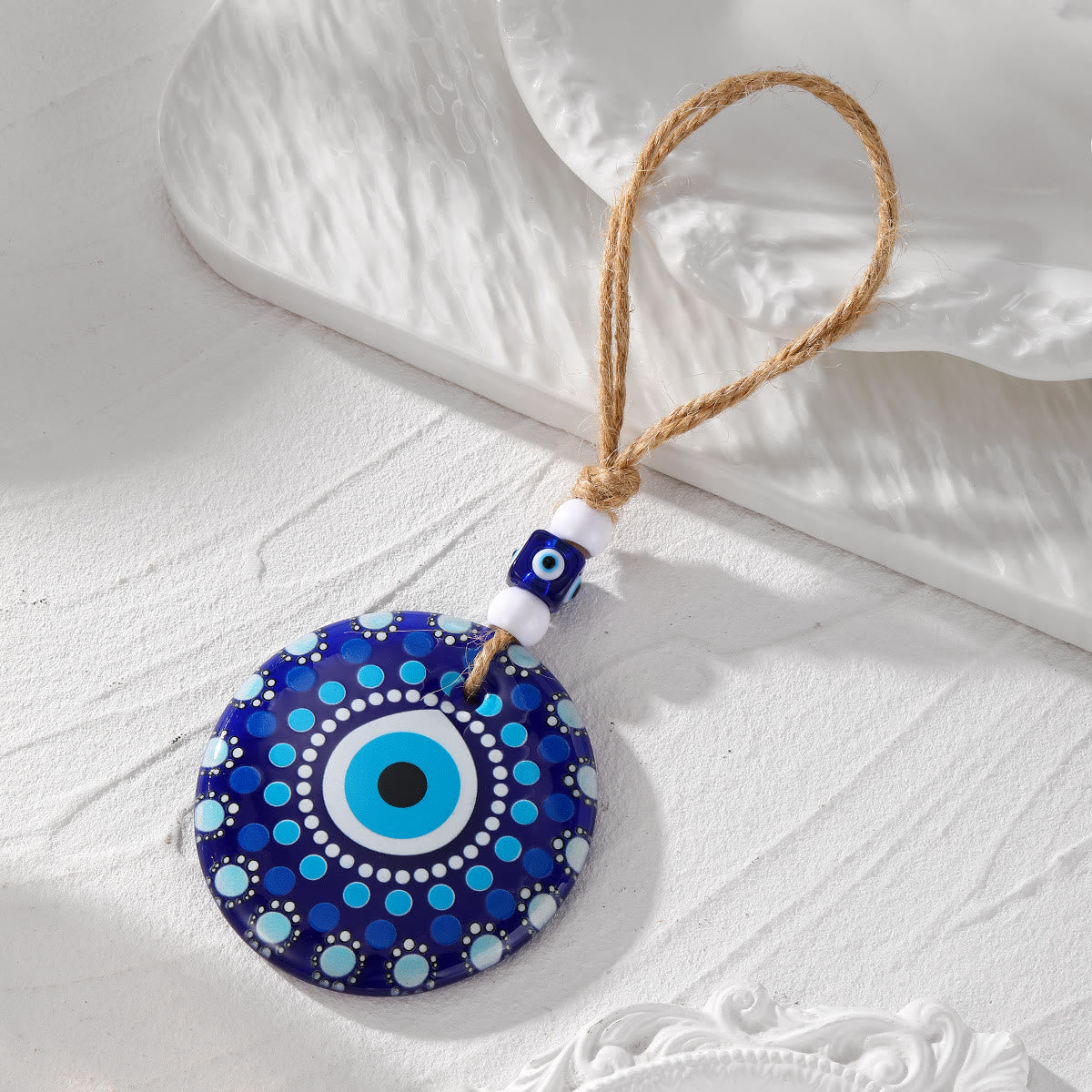 Olivenorma Evil Eye Symbol Painting Car Accessory Keychain - Style #03 - image 5
