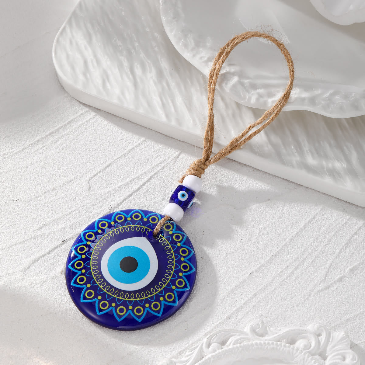 Olivenorma Evil Eye Symbol Painting Car Accessory Keychain - Style #02 - image 3