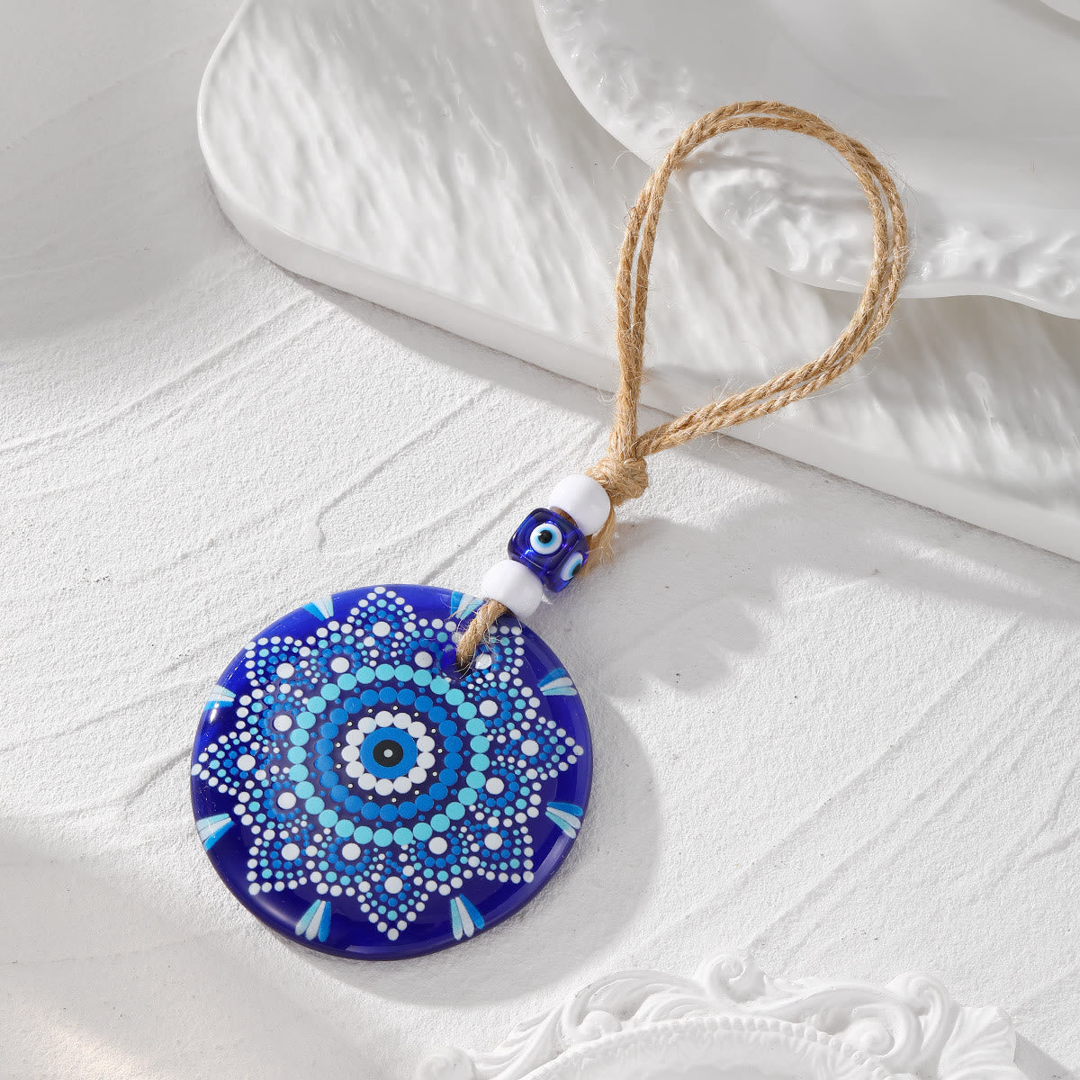 Olivenorma Evil Eye Symbol Painting Car Accessory Keychain