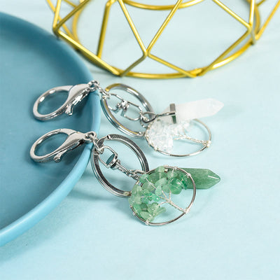Olivenorma Tree of Life with Prism Gem Healing Keychain - image 20