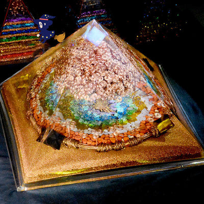 Olivenorma 31cm Full Effect Huge Energy Spire Orgone Pyramid