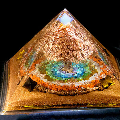 Olivenorma 31cm Full Effect Huge Energy Spire Orgone Pyramid