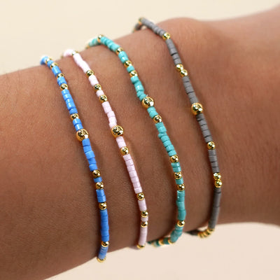 Olivenorma Colorful Rice Beads Beaded Bracelet - image 21