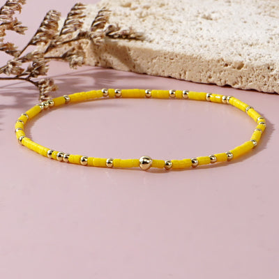Olivenorma Colorful Rice Beads Beaded Bracelet - image 11