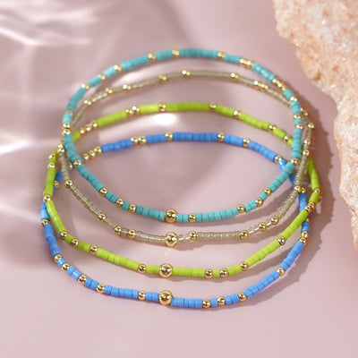 Olivenorma Colorful Rice Beads Beaded Bracelet - image 24
