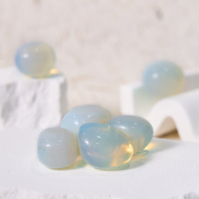 Olivenorma Polished Opal Gem Tumbled Stone Set