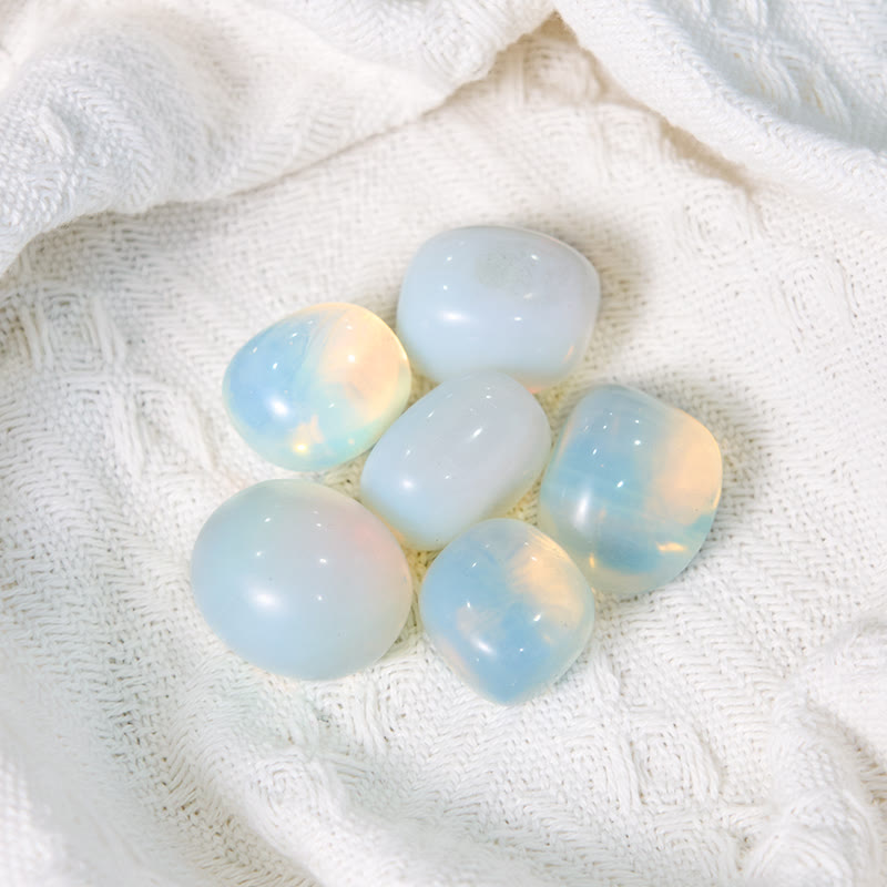 Olivenorma Polished Opal Gem Tumbled Stone Set