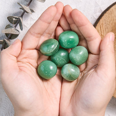 Olivenorma Bulk Polished Green Aventurine Tumbled Stone